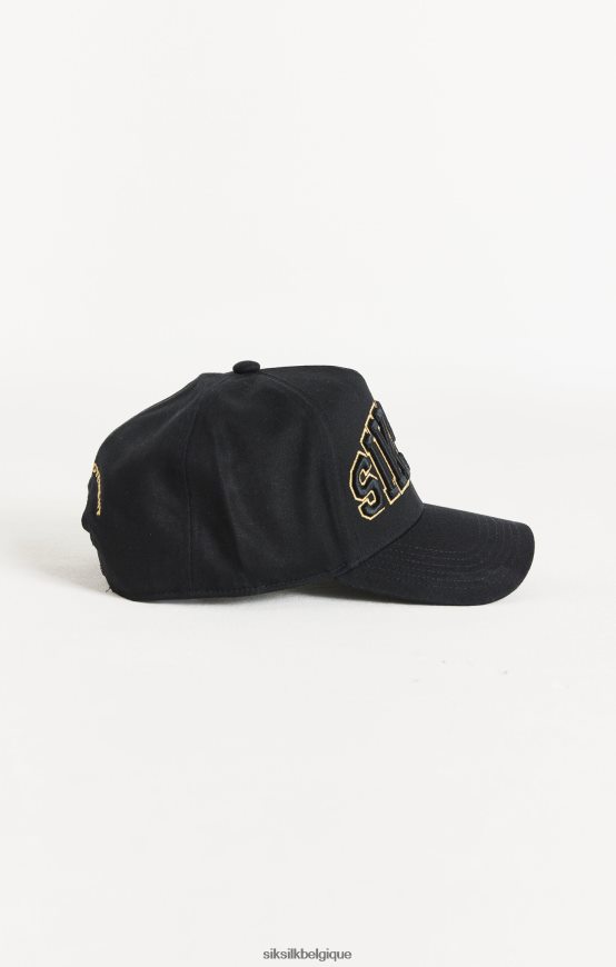 casquette noire accessoire unisexe SikSilk AS2ZD238
