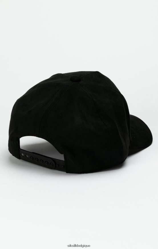 casquette trucker à écusson noir accessoire unisexe SikSilk AS2ZD226