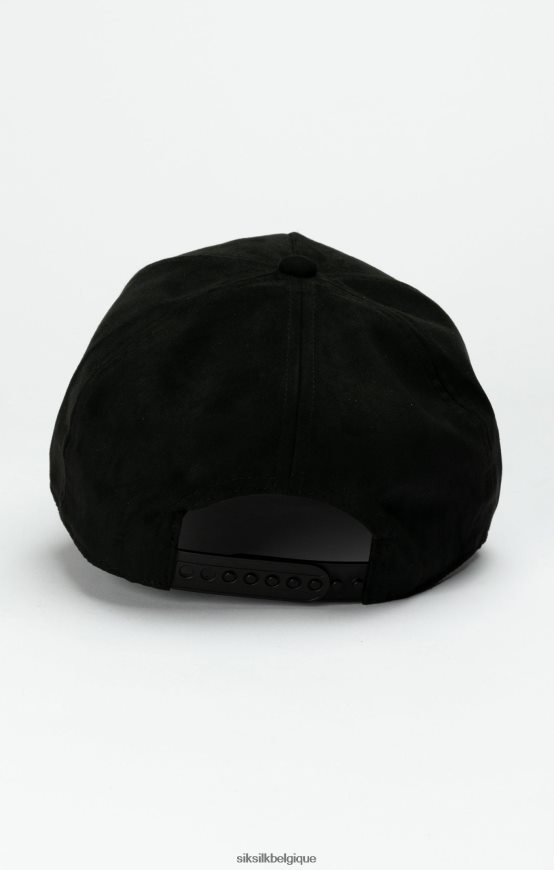 casquette trucker à écusson noir accessoire unisexe SikSilk AS2ZD226
