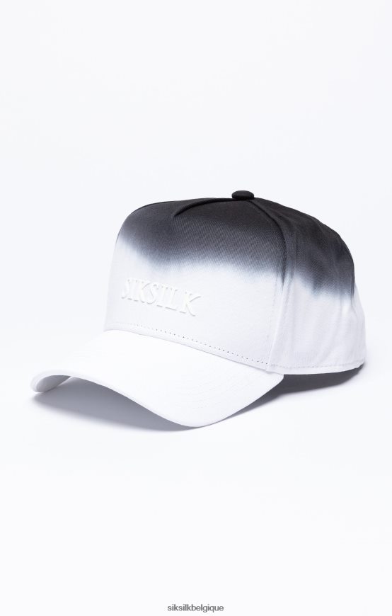 casquette trucker en coton délavé noir accessoire unisexe SikSilk AS2ZD246