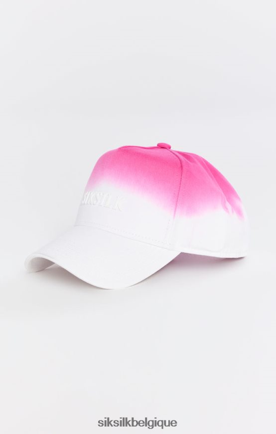 casquette trucker en coton délavé rose accessoire unisexe SikSilk AS2ZD247