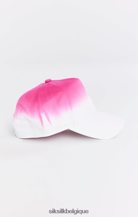 casquette trucker en coton délavé rose accessoire unisexe SikSilk AS2ZD247