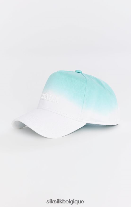 casquette trucker en coton délavé sarcelle accessoire unisexe SikSilk AS2ZD245