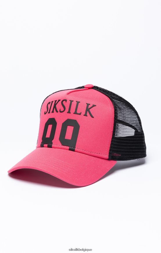 casquette trucker mesh 89 rose accessoire unisexe SikSilk AS2ZD244