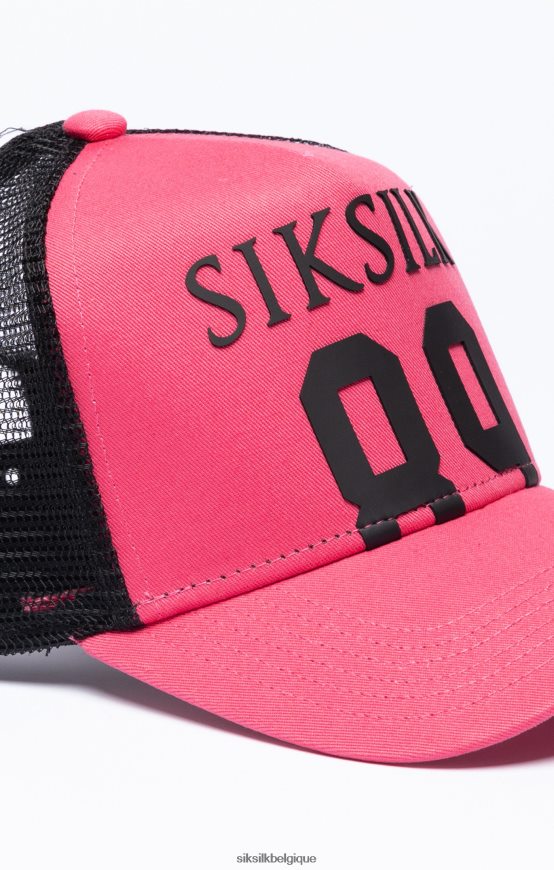 casquette trucker mesh 89 rose accessoire unisexe SikSilk AS2ZD244