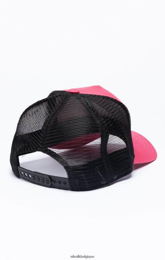 casquette trucker mesh 89 rose accessoire unisexe SikSilk AS2ZD244