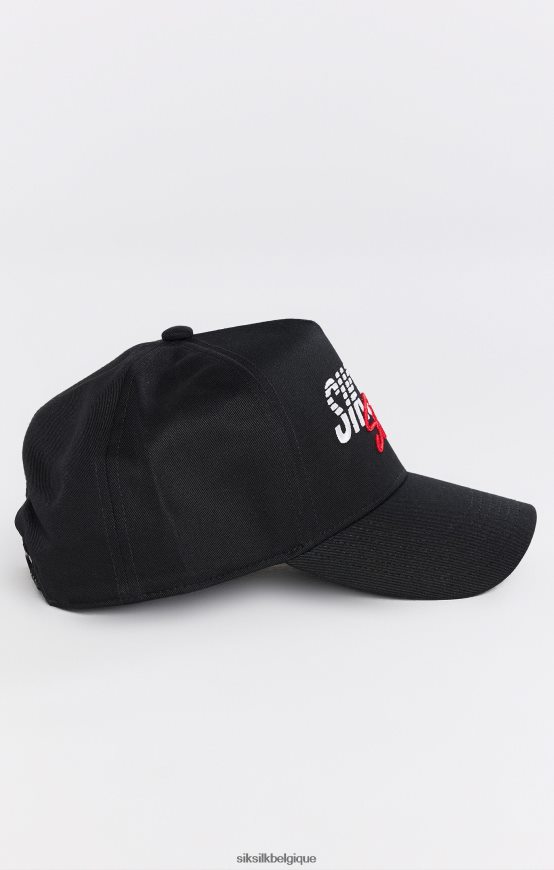 casquette trucker sport noire accessoire unisexe SikSilk AS2ZD248