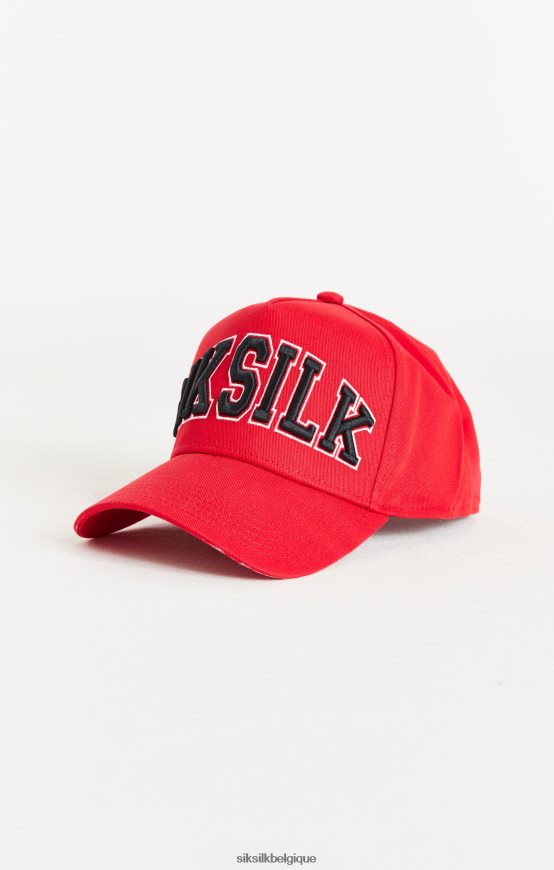 une casquette rouge accessoire unisexe SikSilk AS2ZD229