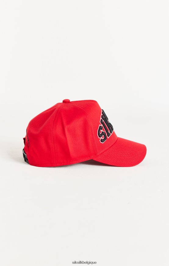 une casquette rouge accessoire unisexe SikSilk AS2ZD229