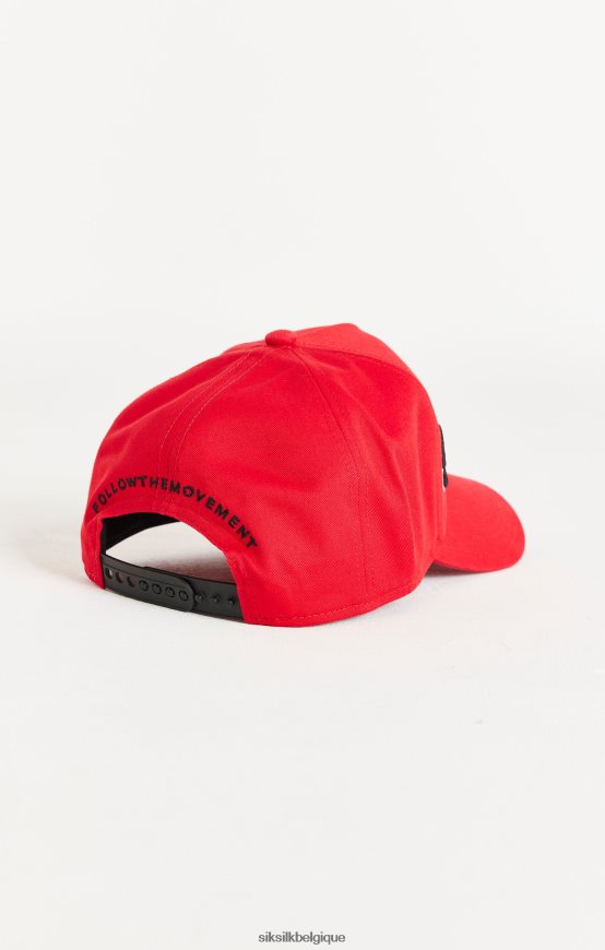 une casquette rouge accessoire unisexe SikSilk AS2ZD229
