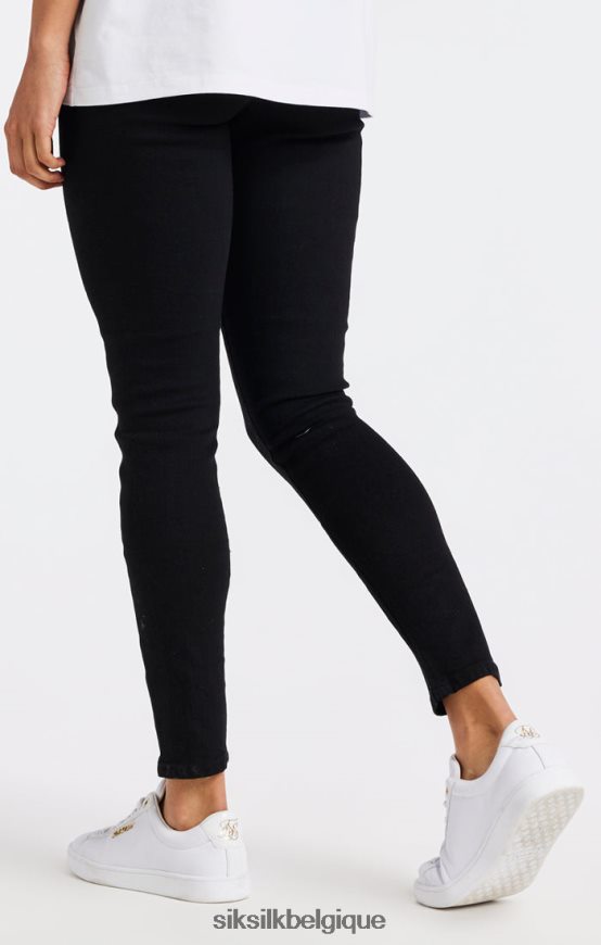 jean skinny essentiel noir vêtements femmes SikSilk AS2ZD192