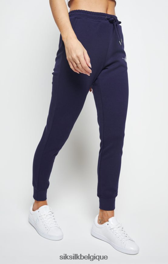 jogging essentiel bleu marine vêtements femmes SikSilk AS2ZD165