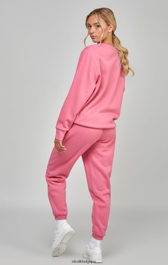 jogging essentiel rose vêtements femmes SikSilk AS2ZD175