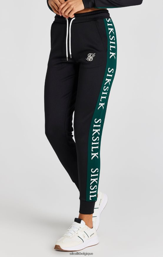 pantalon de survêtement noir vêtements femmes SikSilk AS2ZD156