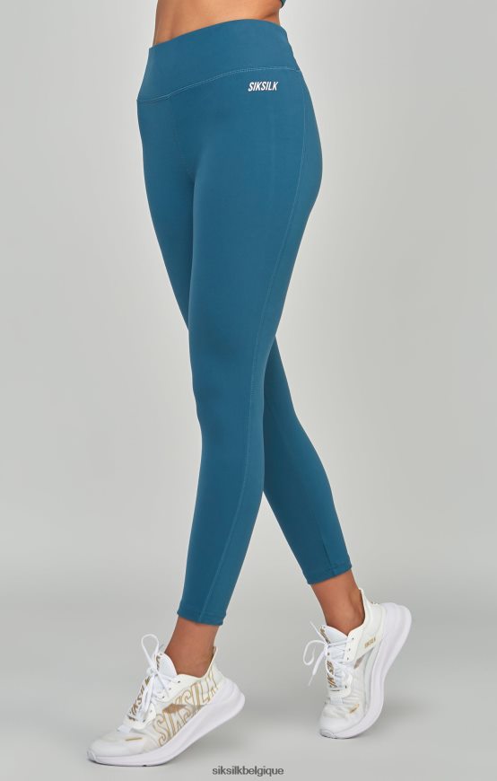 legging sports essentials bleu sarcelle vêtements femmes SikSilk AS2ZD172