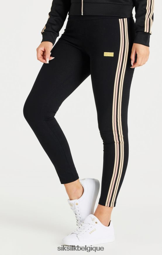 legging taille haute noir vêtements femmes SikSilk AS2ZD173