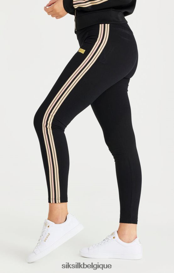 legging taille haute noir vêtements femmes SikSilk AS2ZD173