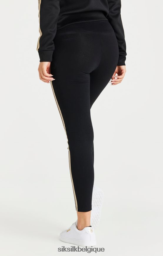 legging taille haute noir vêtements femmes SikSilk AS2ZD173
