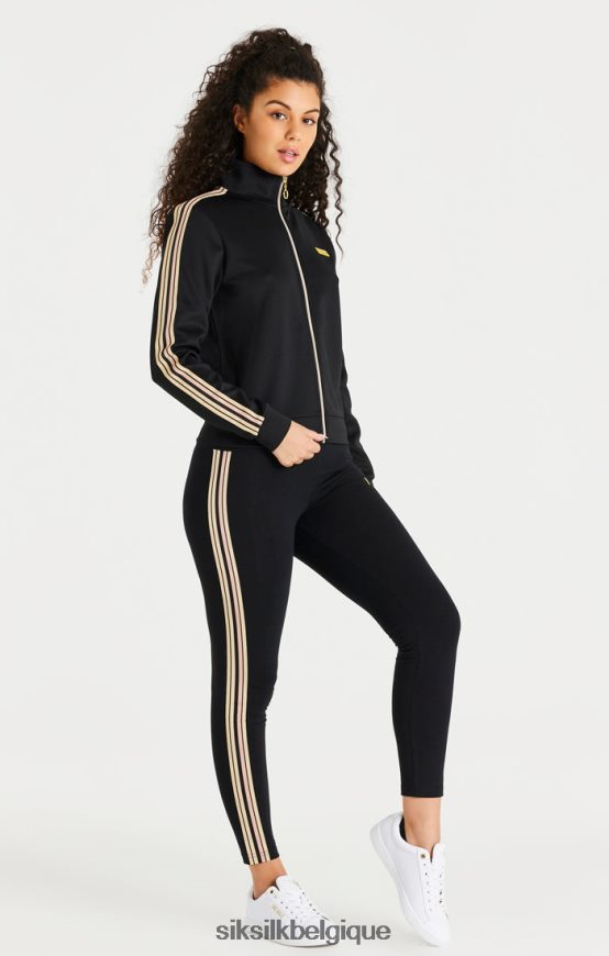 legging taille haute noir vêtements femmes SikSilk AS2ZD173