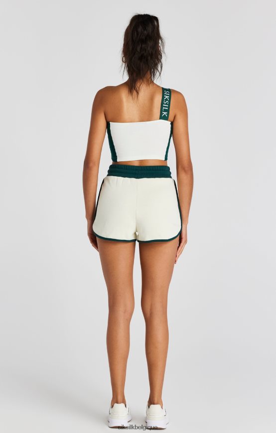 short de course écru vêtements femmes SikSilk AS2ZD197