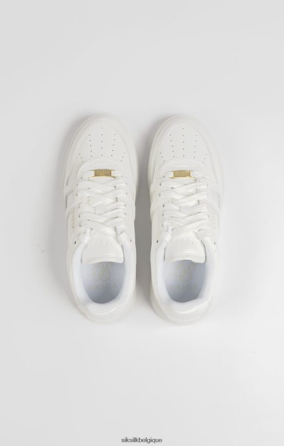 basket basse blanche chaussure femmes SikSilk AS2ZD272