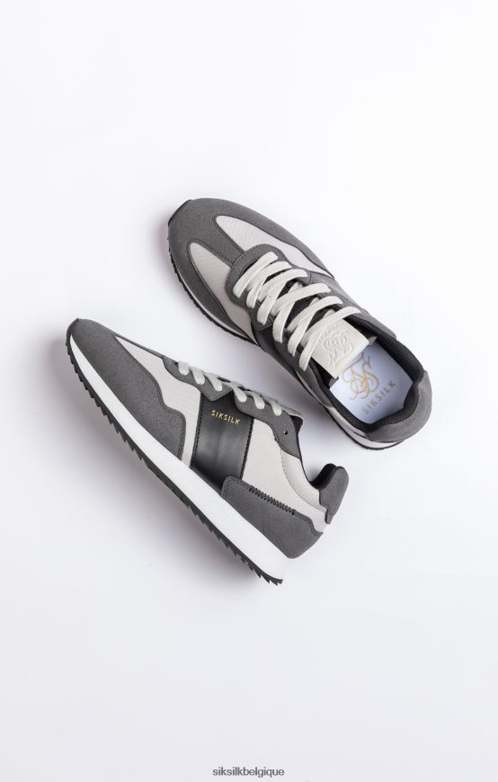 basket de course rétro noire chaussure femmes SikSilk AS2ZD273