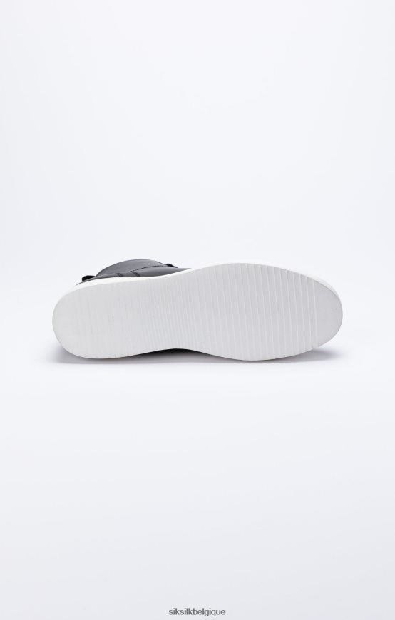 basket montante classique noire chaussure femmes SikSilk AS2ZD260