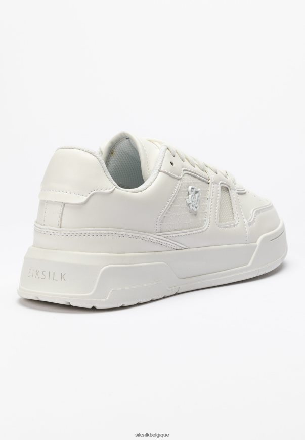 baskets basses blanc cassé chaussure femmes SikSilk AS2ZD268