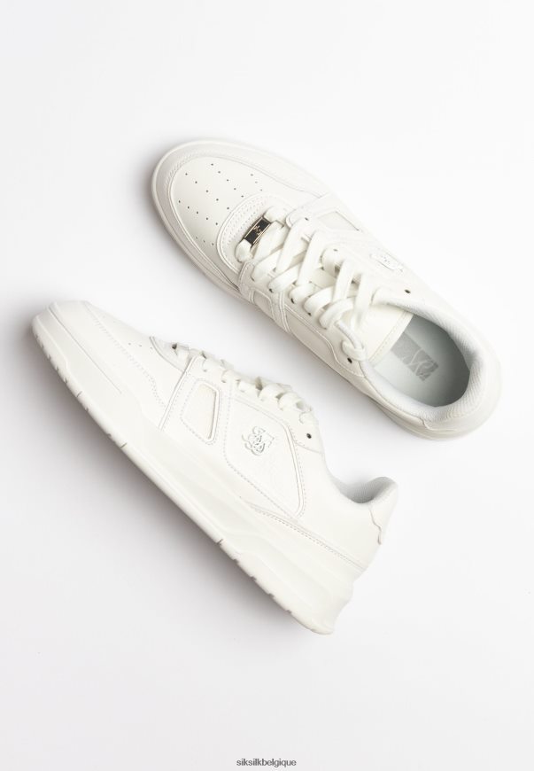 baskets basses blanc cassé chaussure femmes SikSilk AS2ZD268