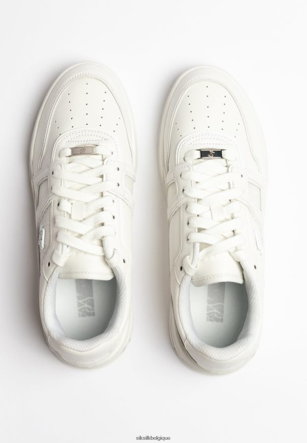 baskets basses blanc cassé chaussure femmes SikSilk AS2ZD268