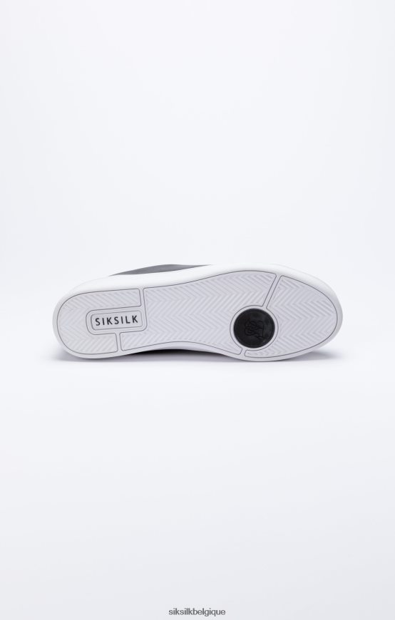 baskets décontractées basses noires chaussure femmes SikSilk AS2ZD256