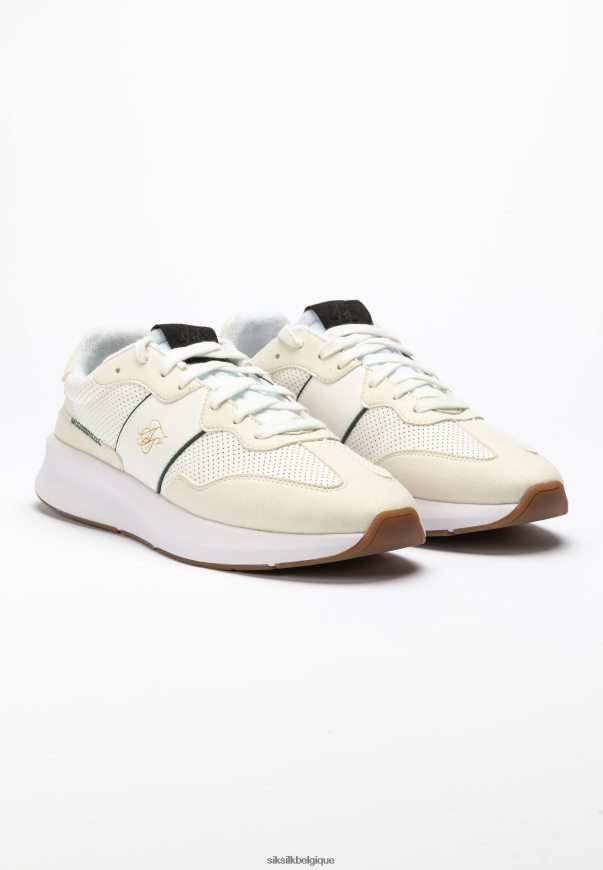 baskets wira racer écru chaussure femmes SikSilk AS2ZD251