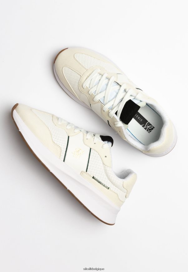 baskets wira racer écru chaussure femmes SikSilk AS2ZD251