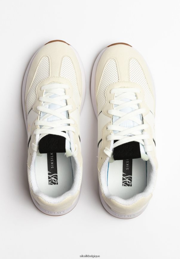 baskets wira racer écru chaussure femmes SikSilk AS2ZD251