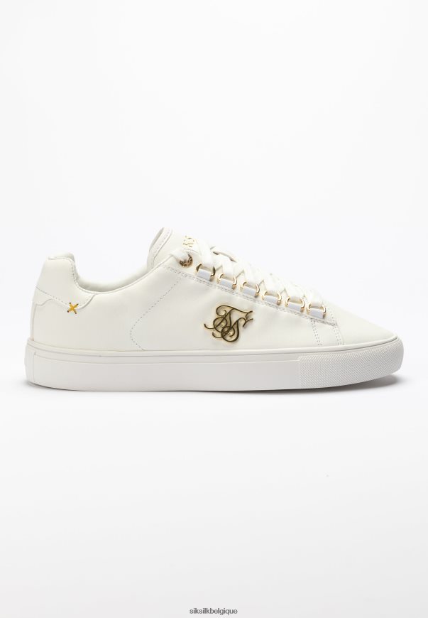 effet peau de serpent barra blanc chaussure femmes SikSilk AS2ZD269