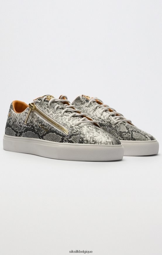 peau de serpent Kirkie blanche chaussure femmes SikSilk AS2ZD252