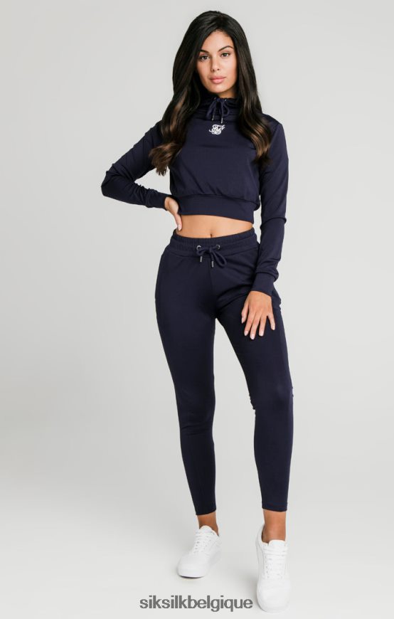 haut de survêtement essentiel bleu marine vêtements femmes SikSilk AS2ZD107