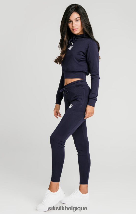 haut de survêtement essentiel bleu marine vêtements femmes SikSilk AS2ZD107