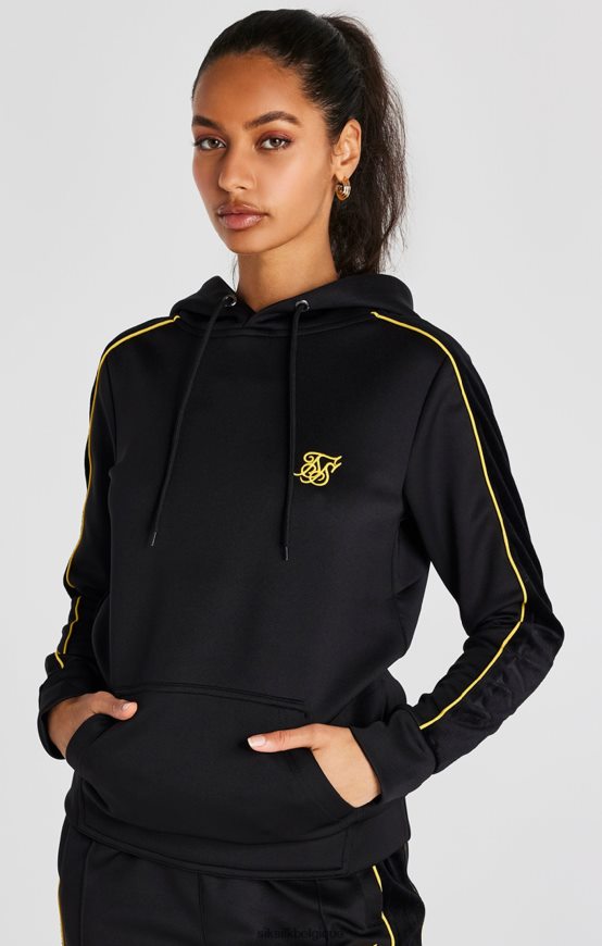 haut de survêtement noir vêtements femmes SikSilk AS2ZD106
