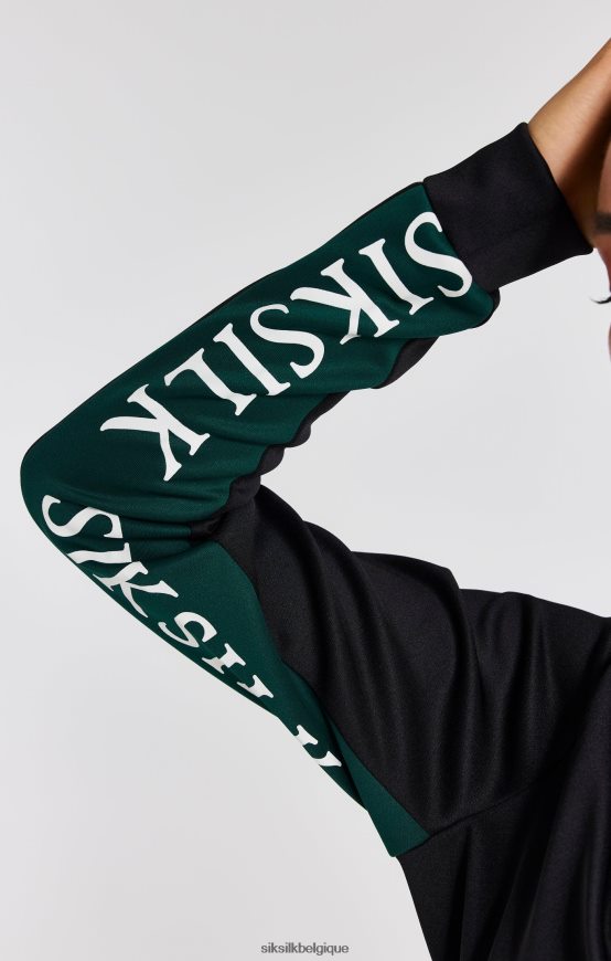 haut de survêtement noir vêtements femmes SikSilk AS2ZD74