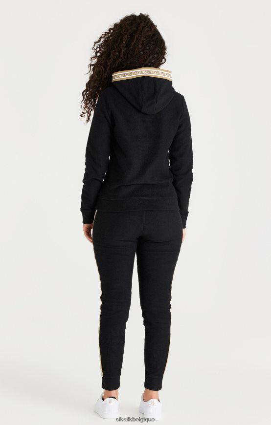 sweat à capuche noir vêtements femmes SikSilk AS2ZD113