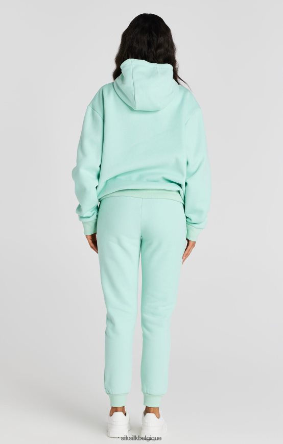sweat à capuche oversize de luxe menthe vêtements femmes SikSilk AS2ZD164