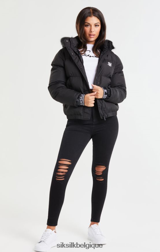 parka courte - noir vêtements femmes SikSilk AS2ZD140