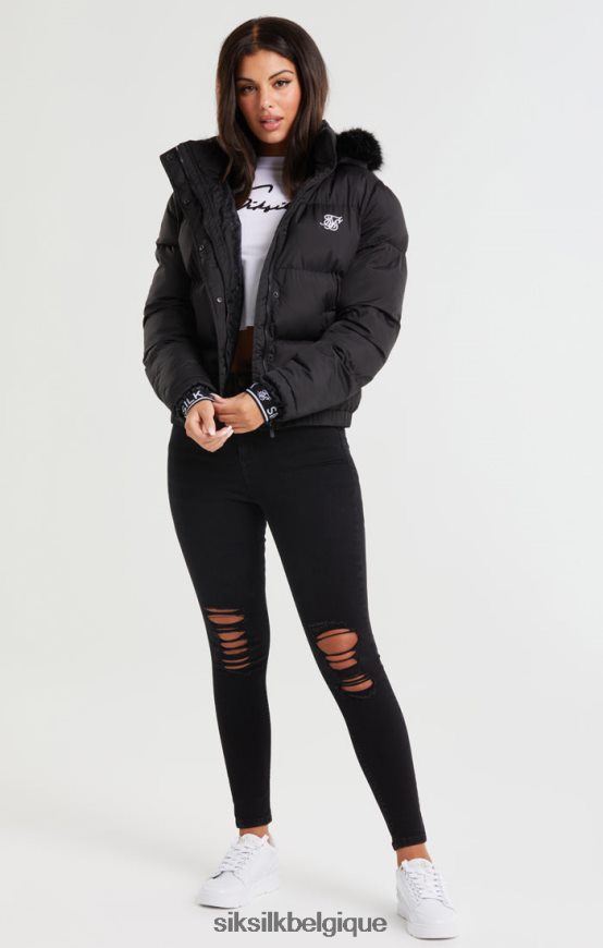 parka courte - noir vêtements femmes SikSilk AS2ZD140