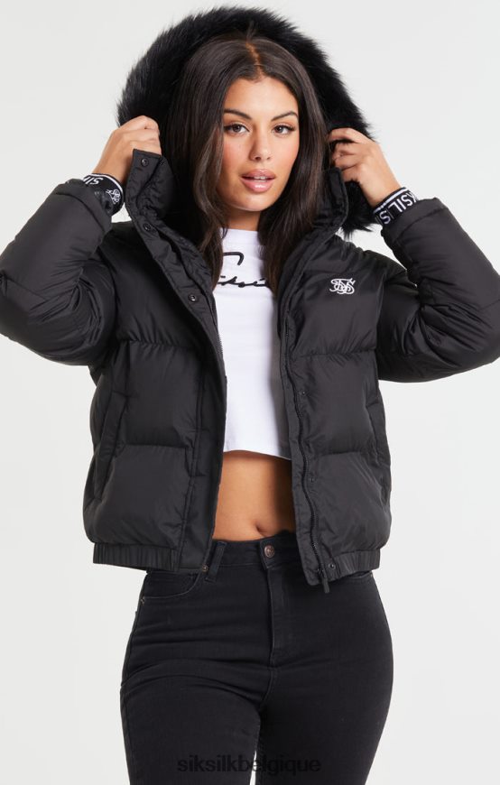parka courte - noir vêtements femmes SikSilk AS2ZD140