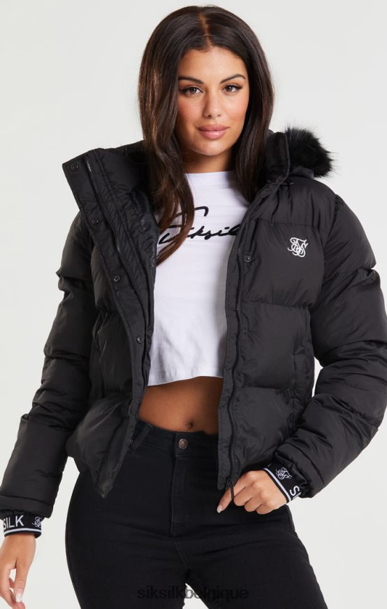 parka courte - noir vêtements femmes SikSilk AS2ZD140