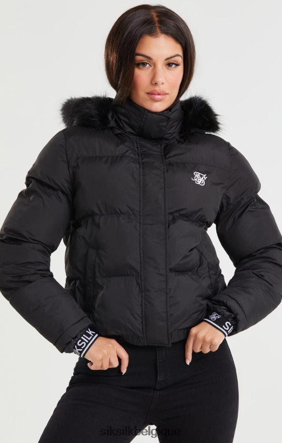 parka courte - noir vêtements femmes SikSilk AS2ZD140