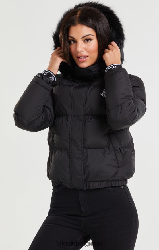 parka courte - noir vêtements femmes SikSilk AS2ZD140