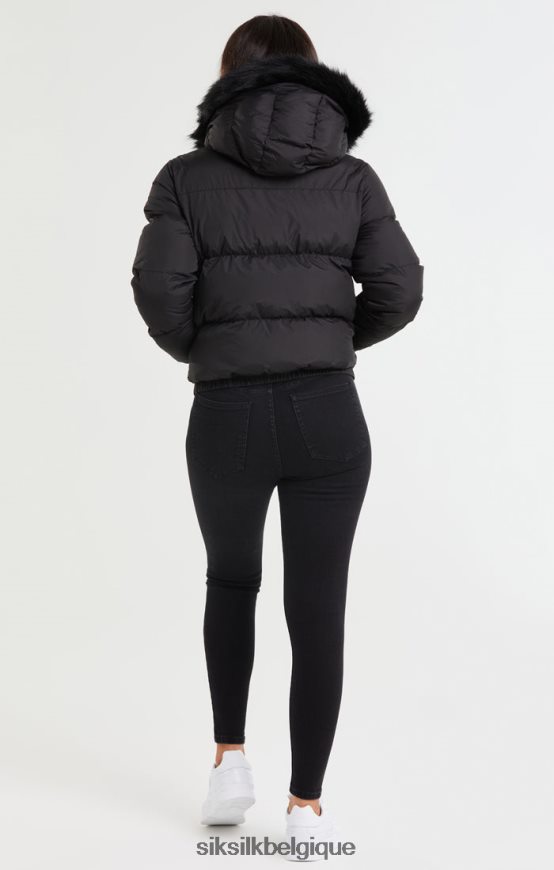 parka courte - noir vêtements femmes SikSilk AS2ZD140
