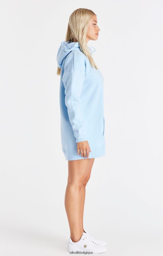 robe à capuche signature essentials - bleu vêtements femmes SikSilk AS2ZD148